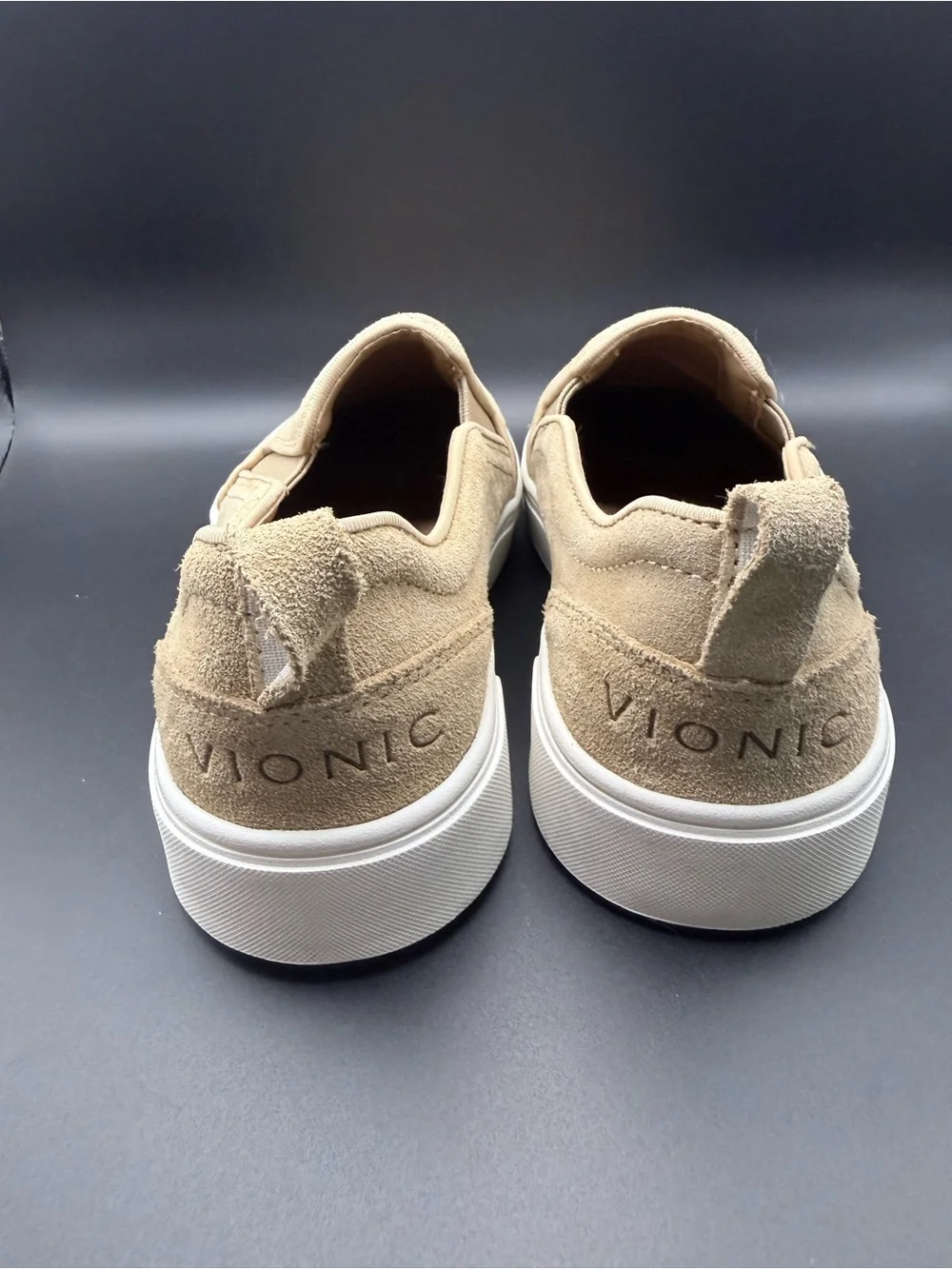 Vionic - Tan Suede Slip-On Kimmie Loafers NWOT